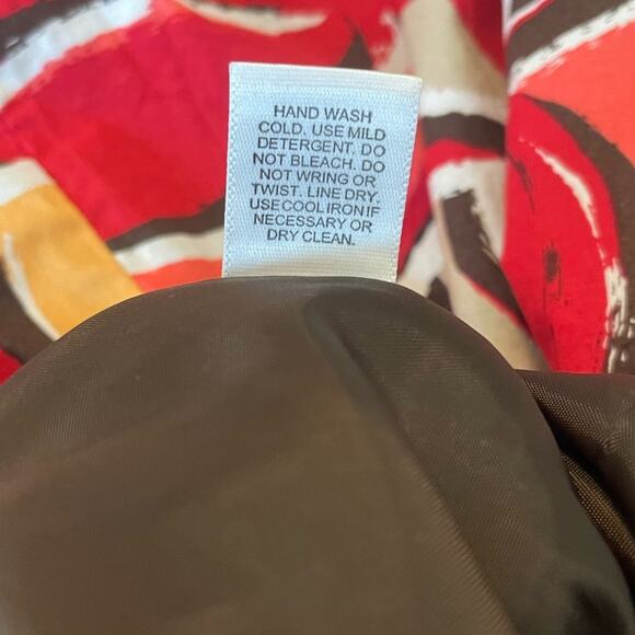 Cato Women Dress 16 Multicolor Abstract Print Smock Back Retro Style Rockabilly - Picture 16 of 16